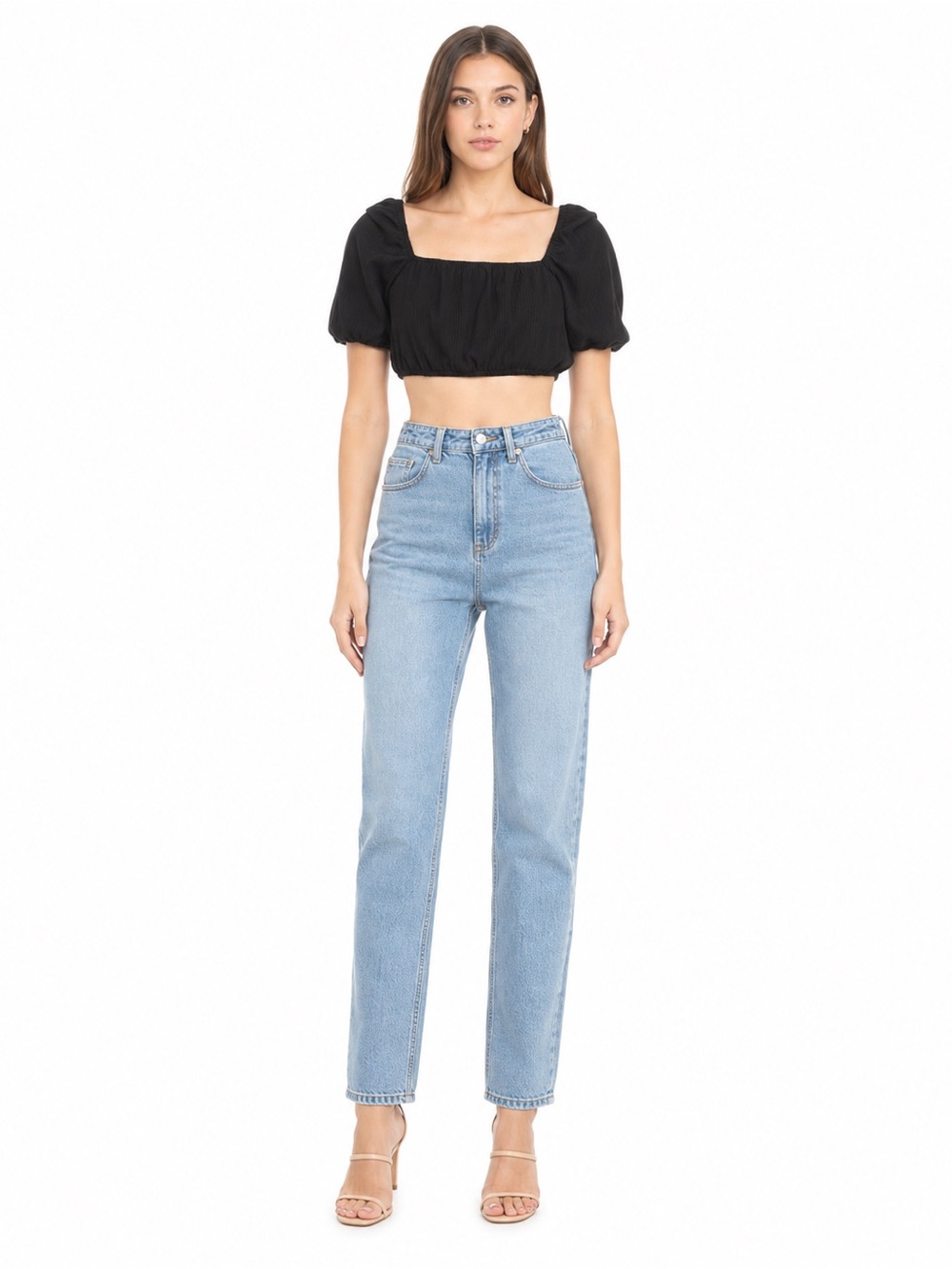 The Fifth Label Vesture Cotton Ribbed Crop Top